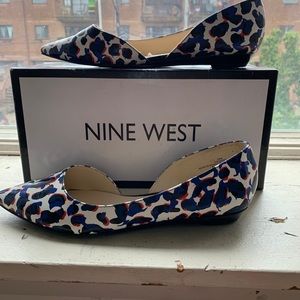 Nine West leopard print flats